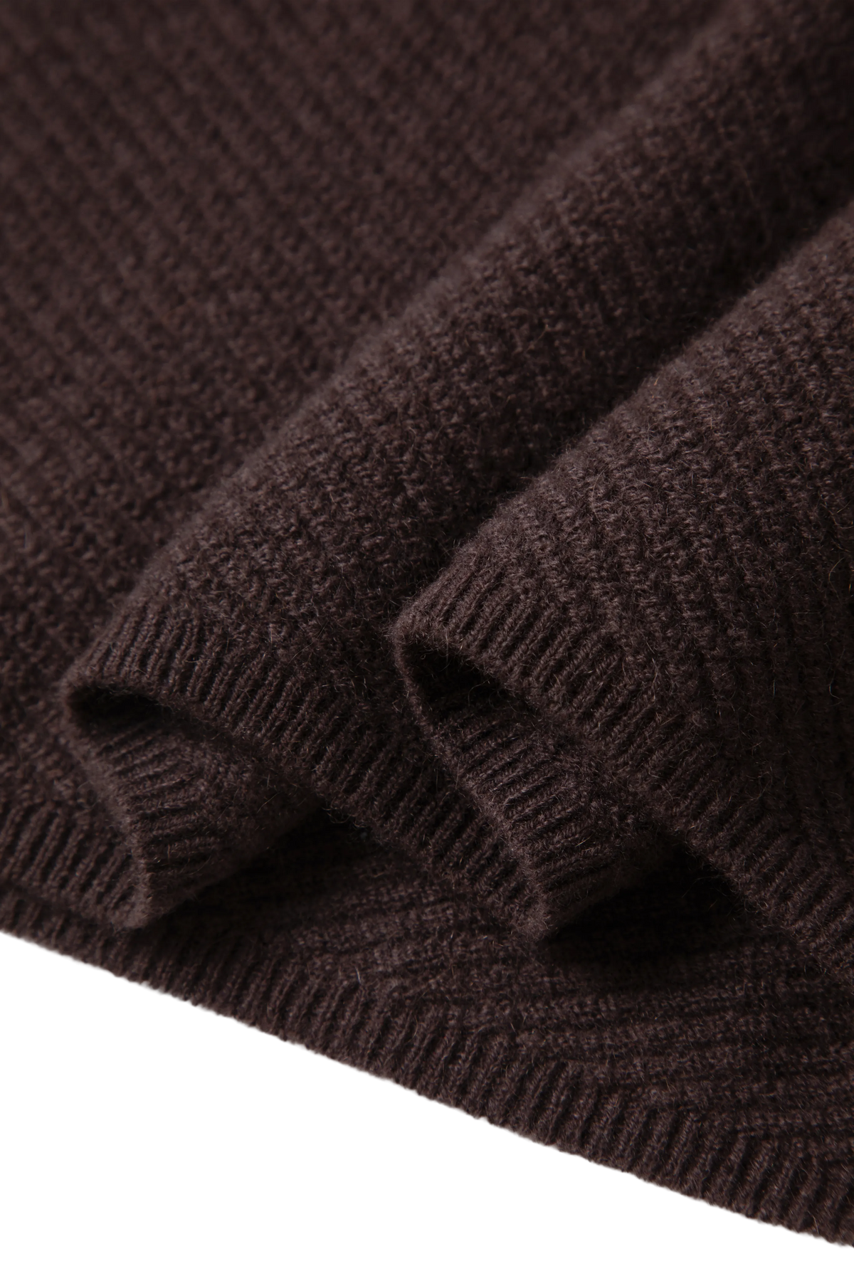 Pleated Cashmere Knit Skirt