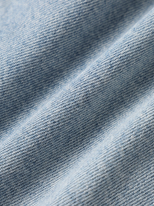 Load image 1 in gallery view. Washed Cotton Denim Trucker Jacket