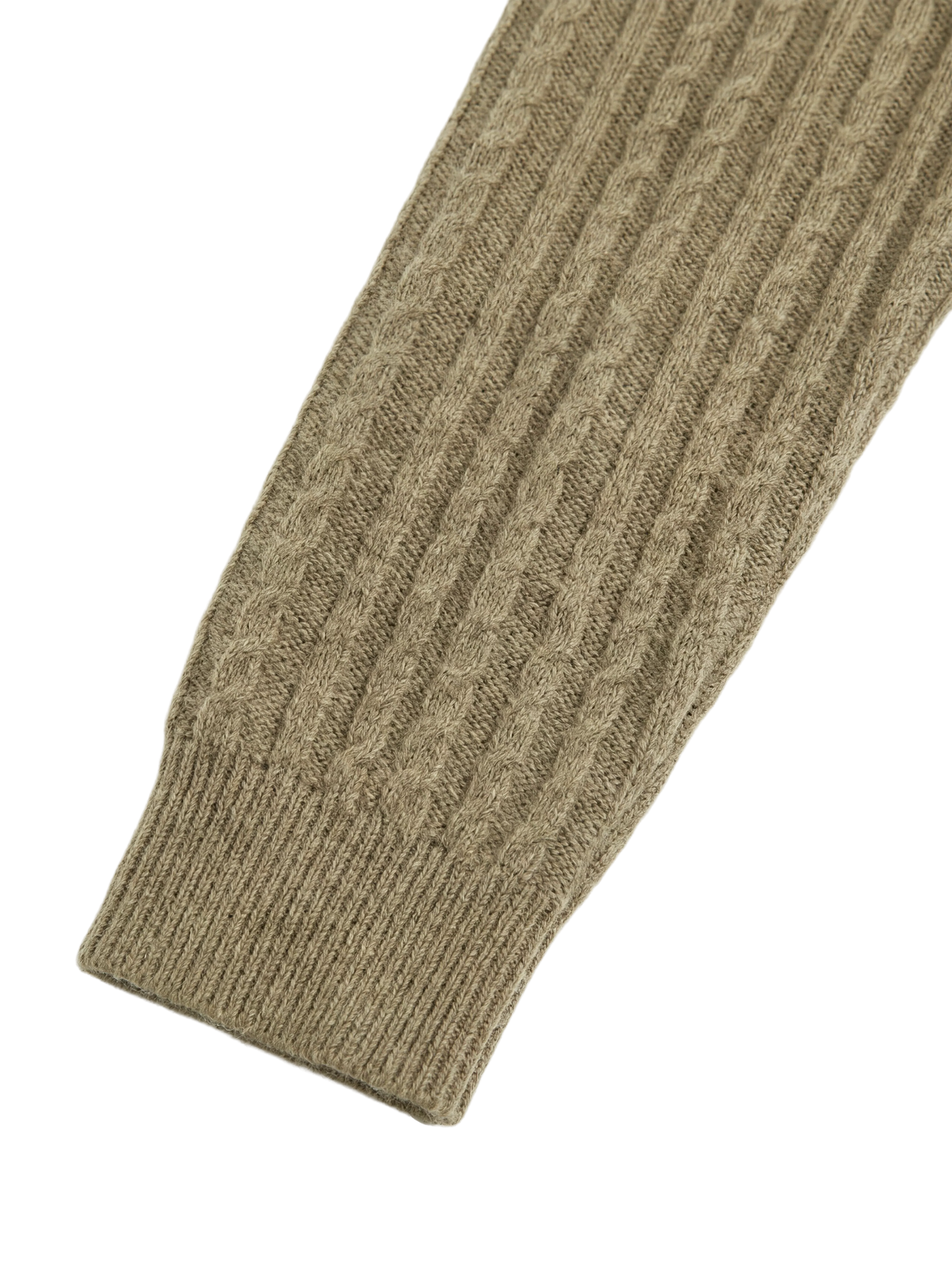 Ribbed Collared Cashmere Sweater