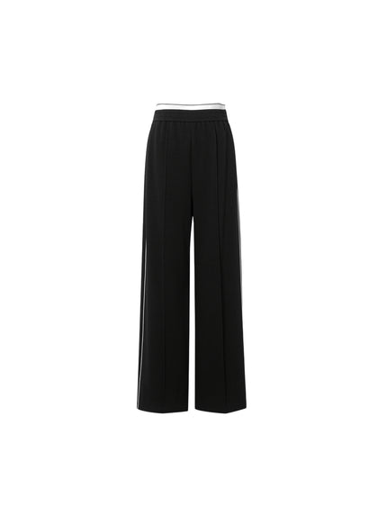 Straight Fit Cotton Pants