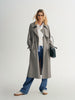 Sleek Midi Trench Coat