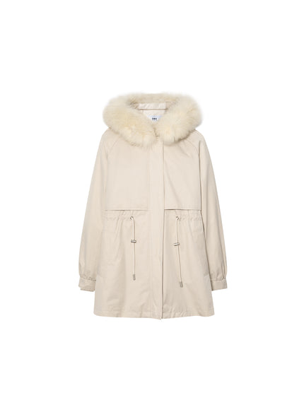 Otter Rabbit Fur Parka