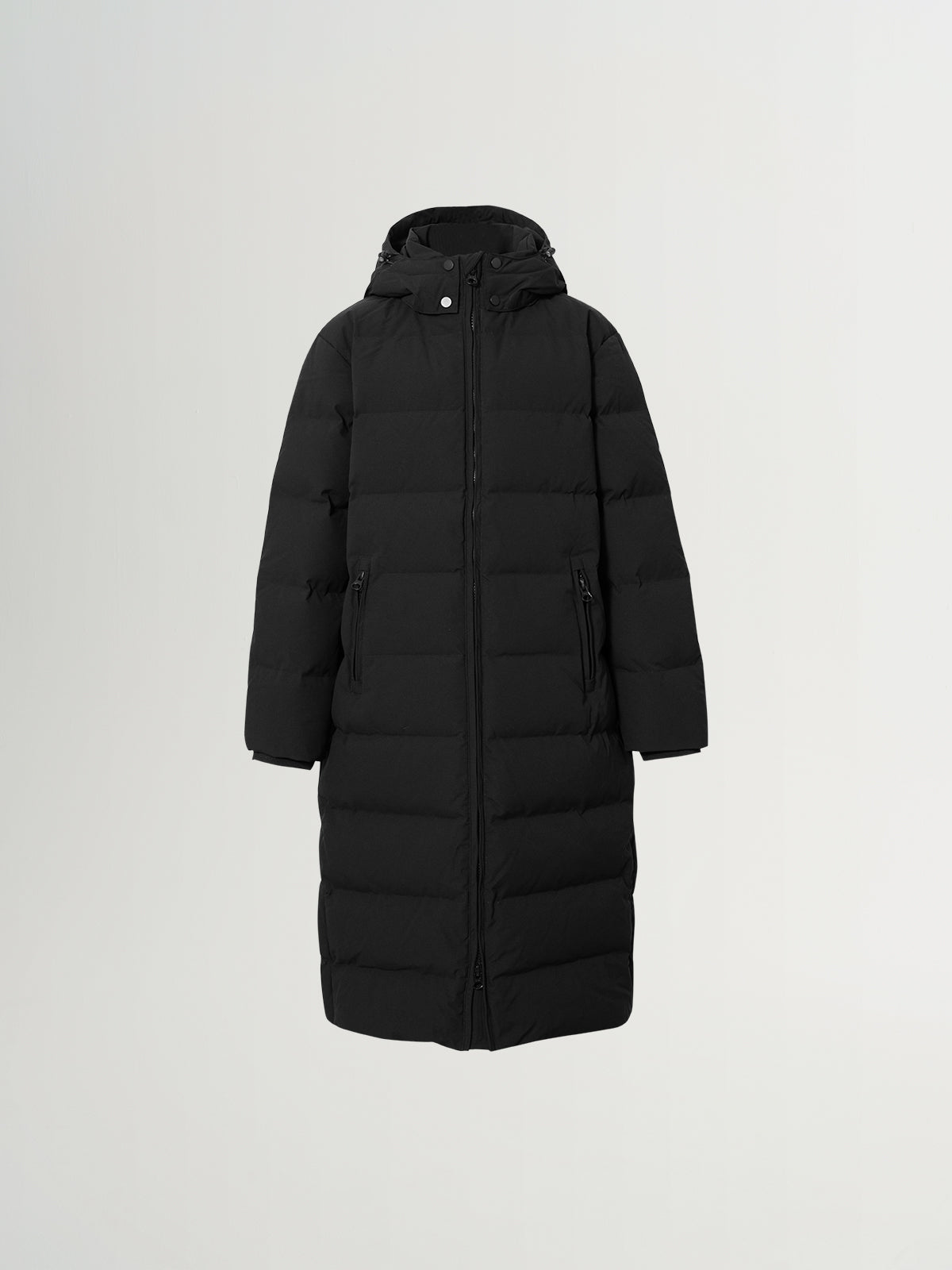Hooded A-Line Goose Down Jacket