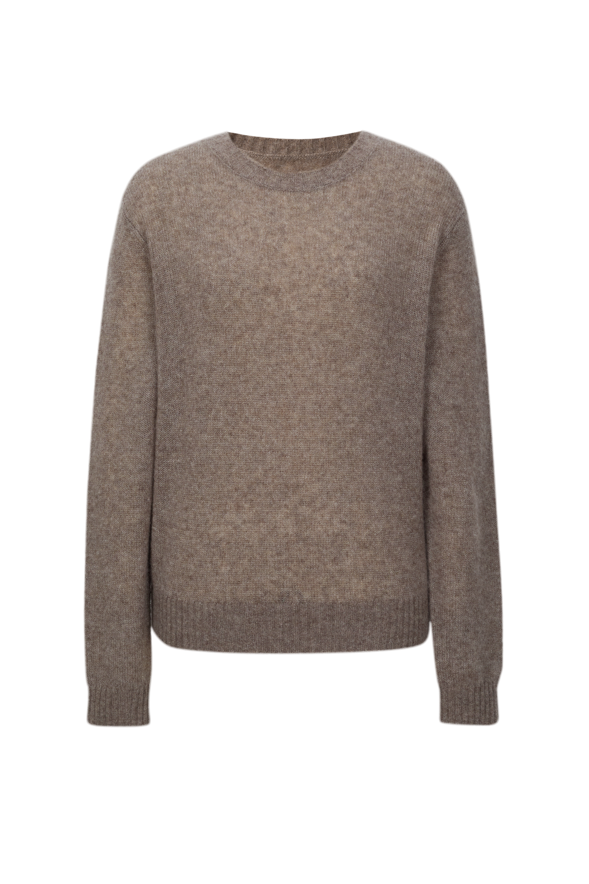 Lightweight Cashmere-Silk Crewneck Sweater