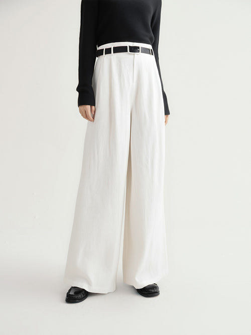 Load image 1 in gallery view. Pure Linen Trousers