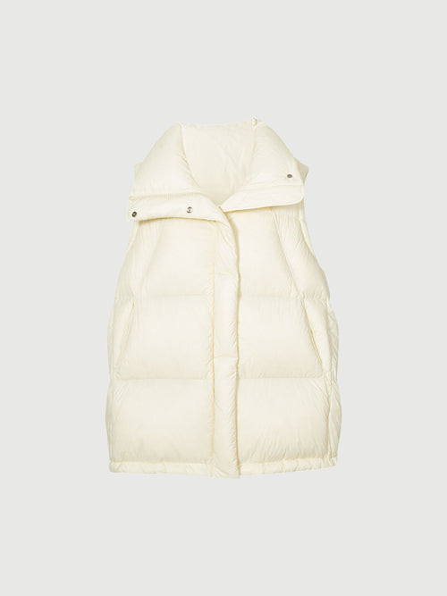 Load image 1 in gallery view. Lapel Puffer Vest - MEILLEUR MOMENT OFFICIAL STORE NEW YORK 