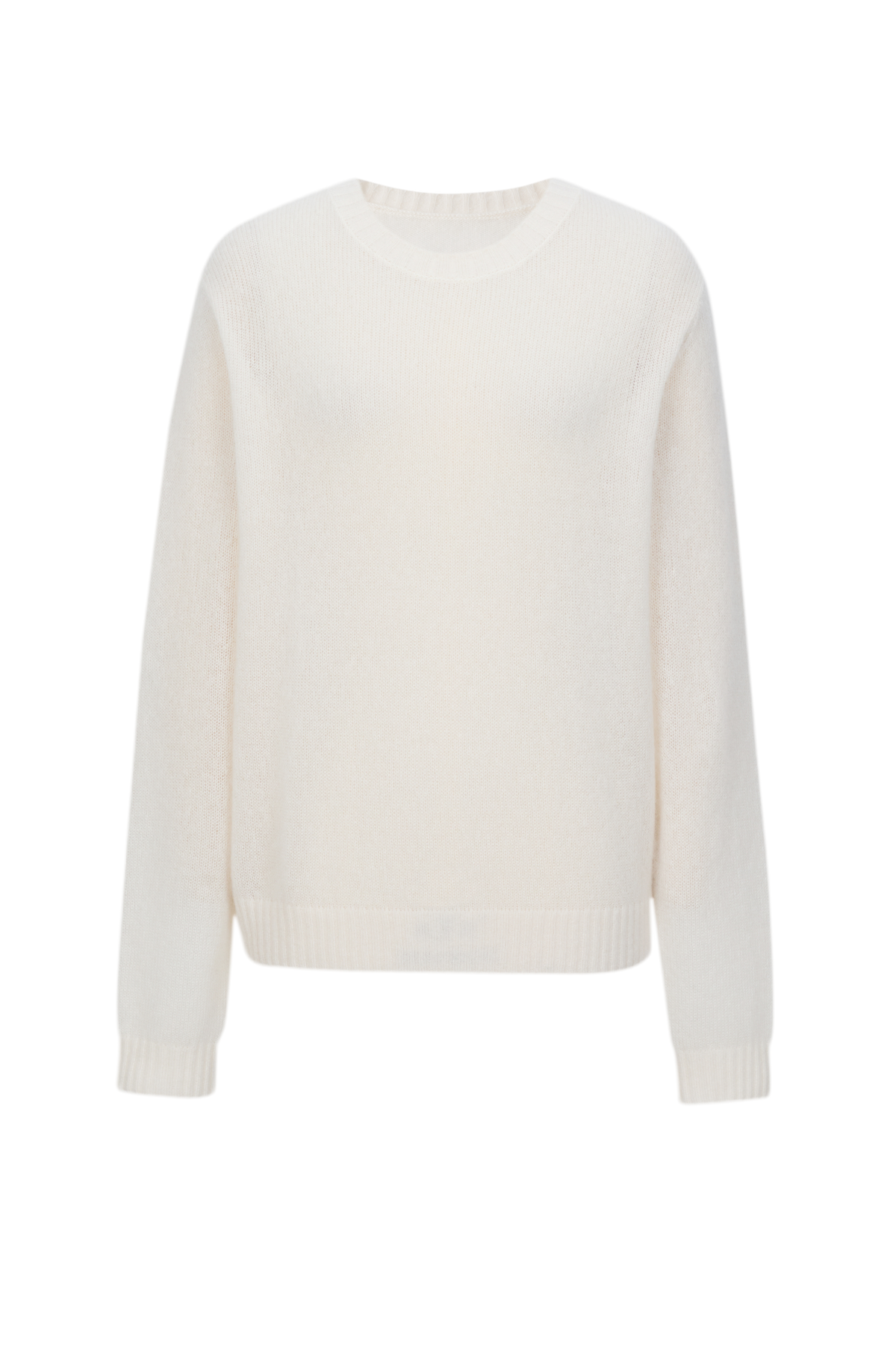 Lightweight Cashmere-Silk Crewneck Sweater
