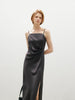 Draped Acetate Slip Dress
