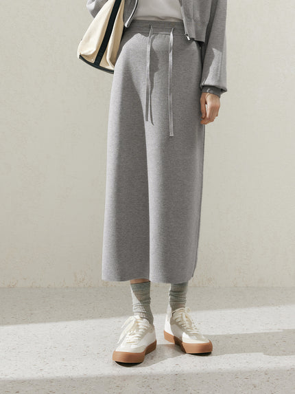 Jersey Midi Skirt