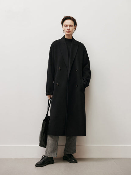 Pure Wool Midi Coat