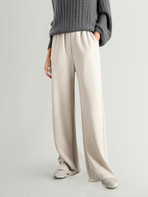 Load image 1 in gallery view. Oatmeal Elastic Waist