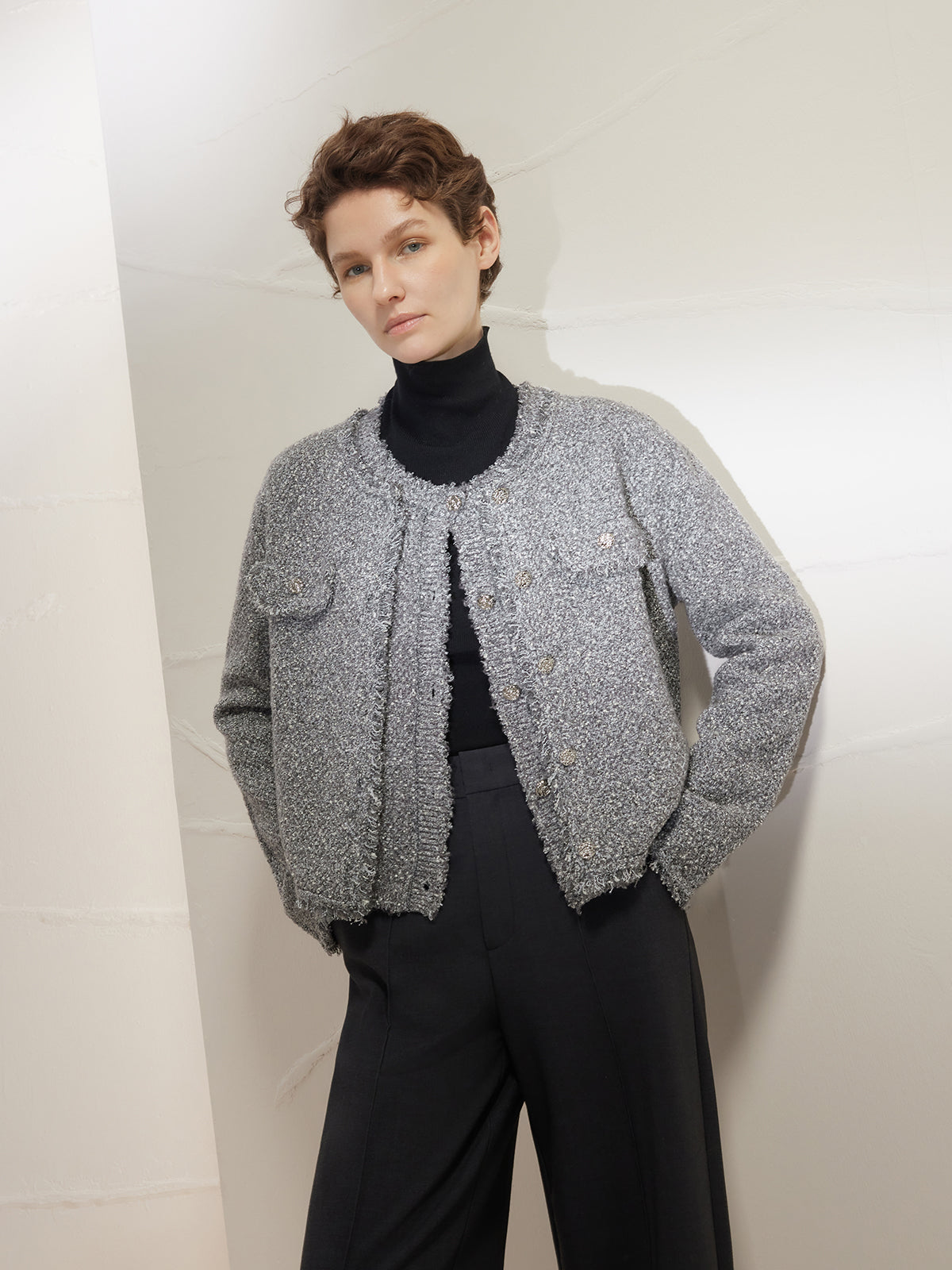 Tweed Cardigan