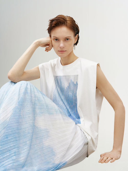 Load image 1 in gallery view. Monet 100% Cotton Tank