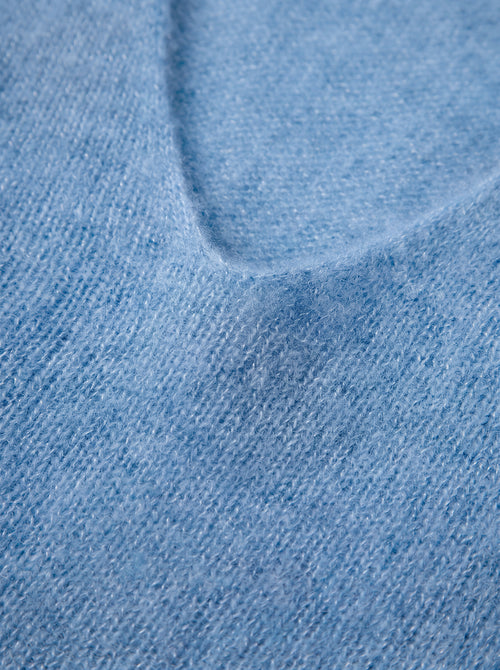 Load image 1 in gallery view. Relaxed V-Neck Raglan Sweater