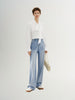Blue Lyocell Trousers