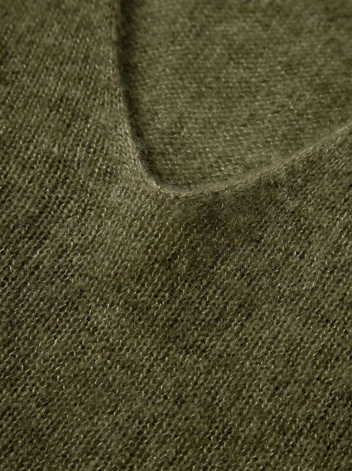 Relaxed V-Neck Raglan Sweater
