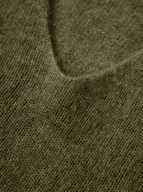 Load image 1 in gallery view. Relaxed V-Neck Raglan Sweater