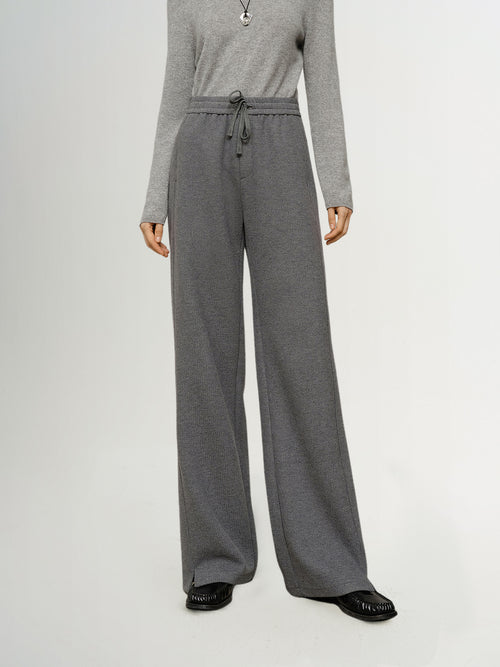Load image 1 in gallery view. Knit Drawstring Pants