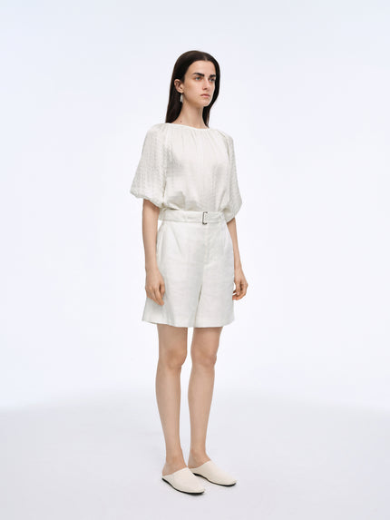 100% Linen Shorts