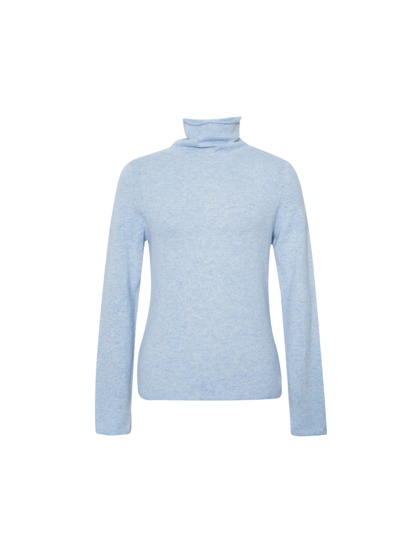 Powder Blue Relaxed Fit Cashmere Sweater 5FA133601Q