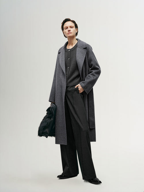 Load image 1 in gallery view. Straight Fit Warp Coat - MEILLEUR MOMENT OFFICIAL STORE NEW YORK 