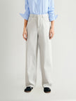 Light Gray Lyocell Straight Jeans