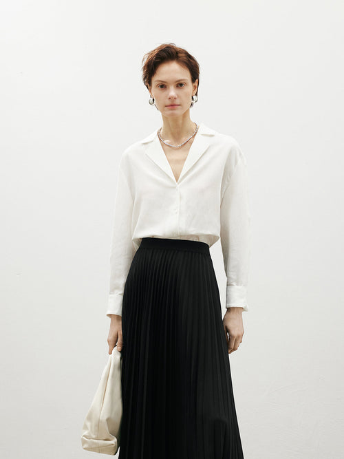 Load image 1 in gallery view. Lyocell Linen Shirt