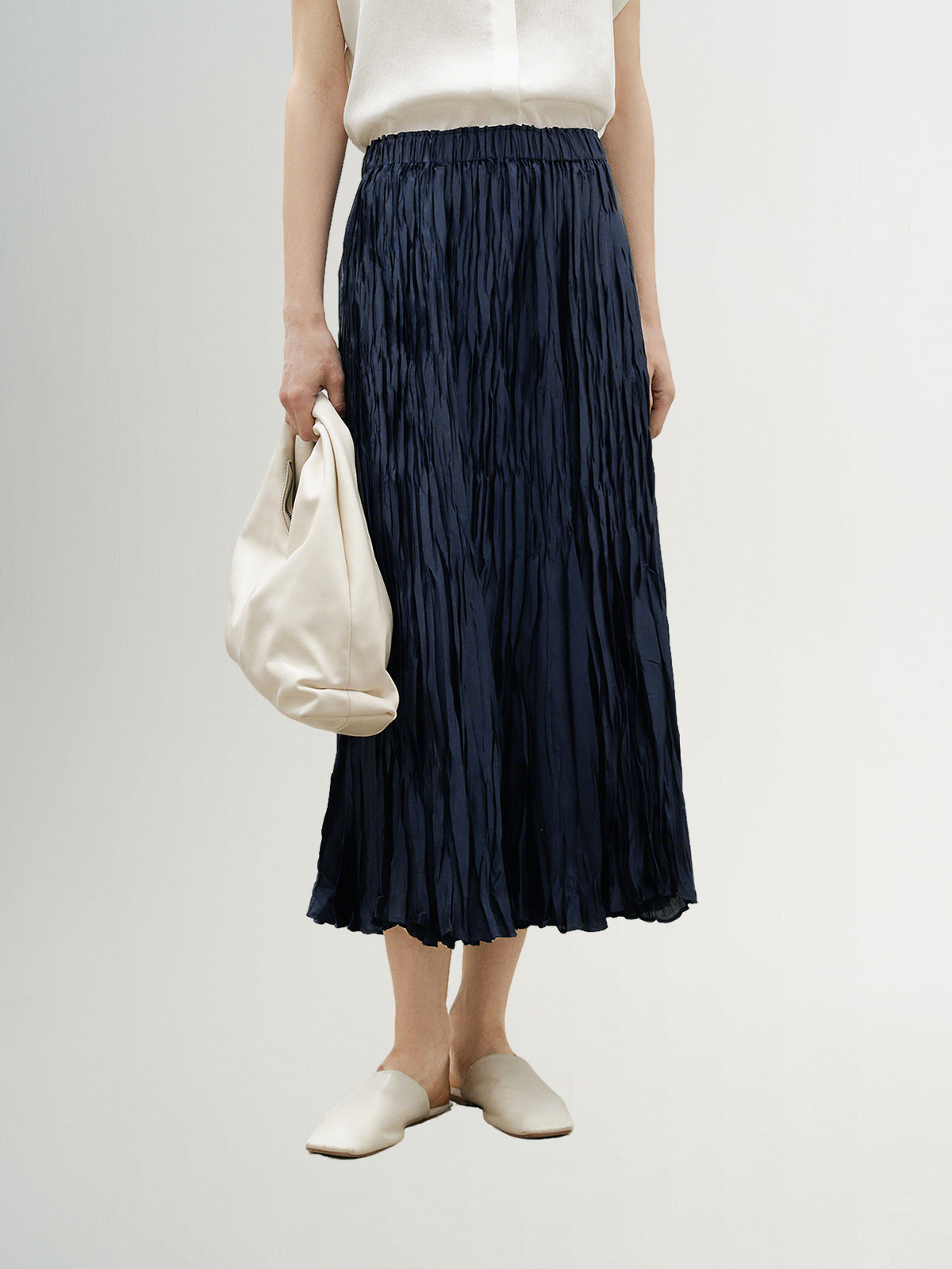 A-Line Midi Skirt