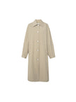 Cotton Blend Trench