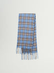 Light Blue Plaid Scarf