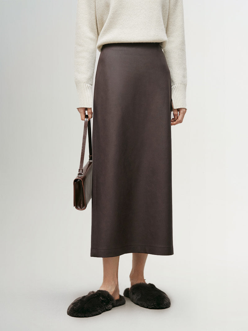 Straight Fit Midi Skirt - MEILLEUR MOMENT OFFICIAL STORE NEW YORK 