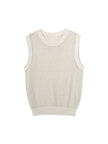Linen Open-Knit Vest