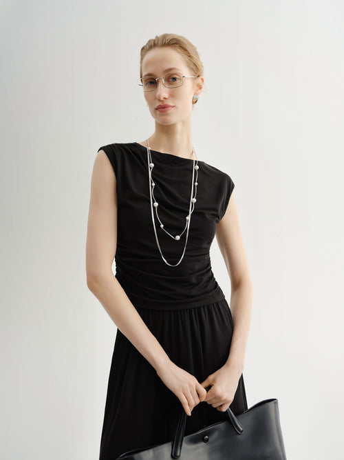 Load image 1 in gallery view. Ruched Fitted Tank