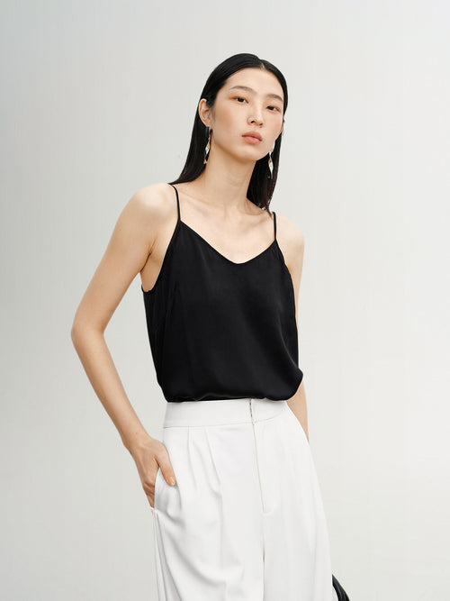 Load image 1 in gallery view. Silk Strappy Top