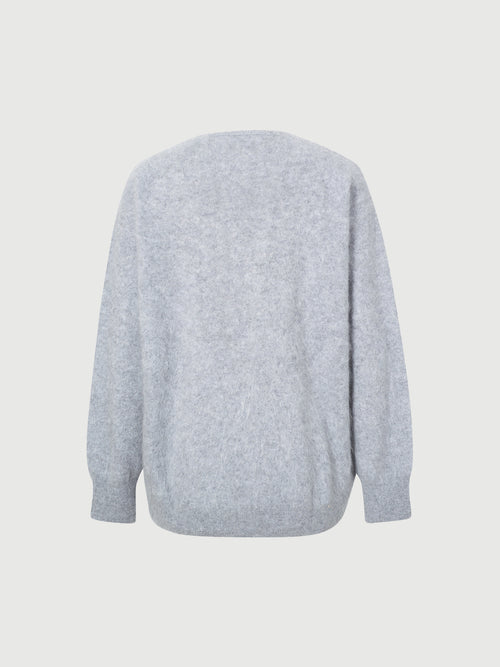 Load image 1 in gallery view. Lofty V Neck Cashmere Sweater