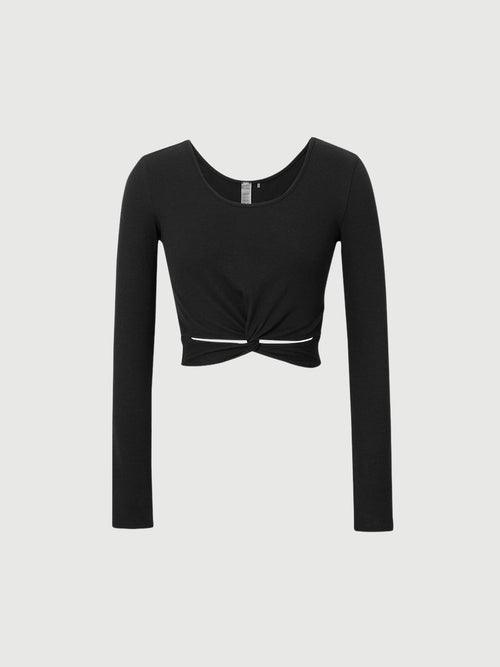 Load image 1 in gallery view. Short Top Yoga Top