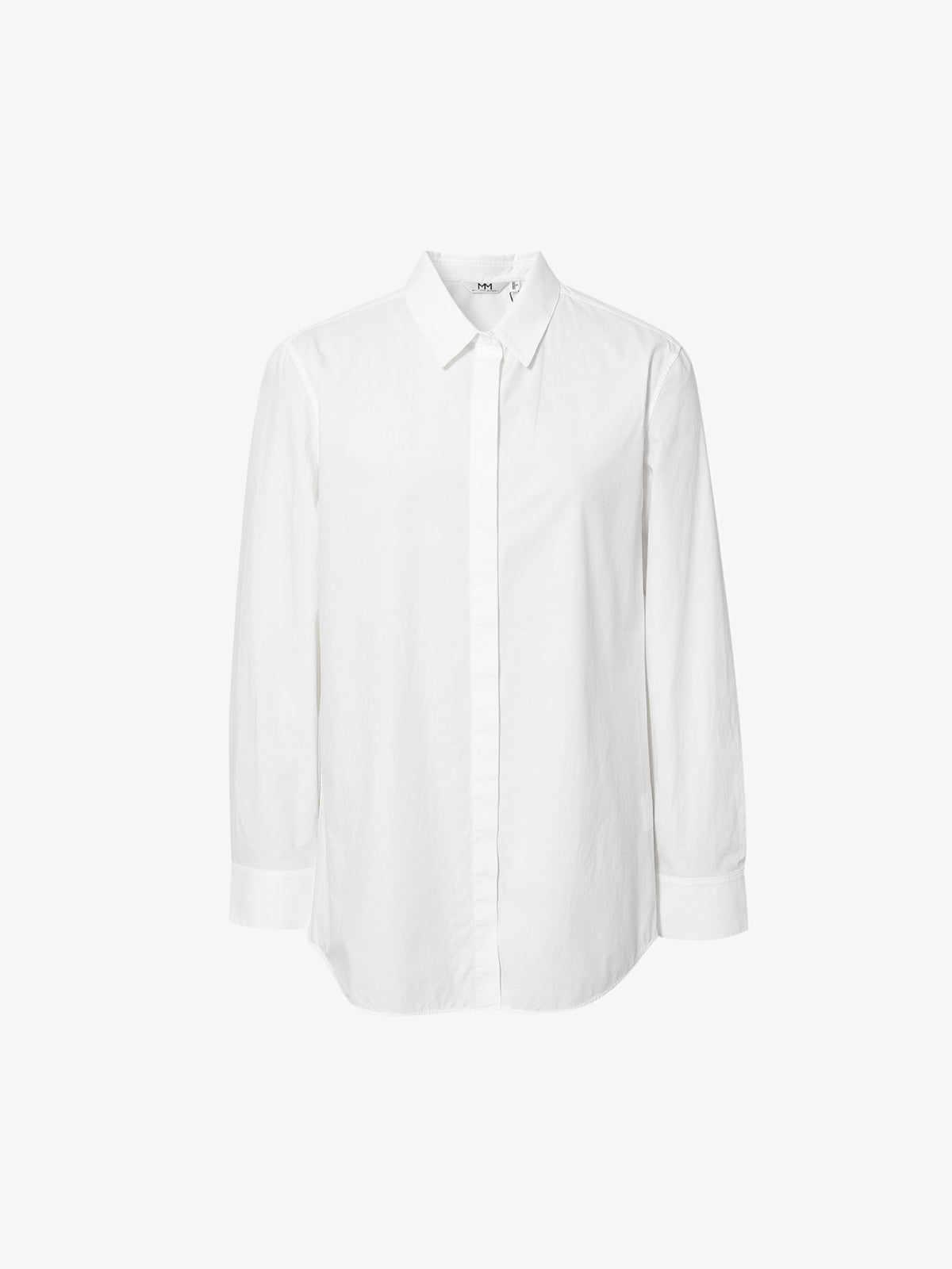 Concealed Placket Pure Cotton Shirt