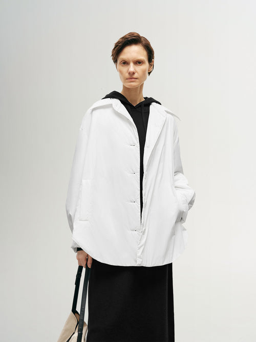 Load image 1 in gallery view. Padded Shirt Jacket