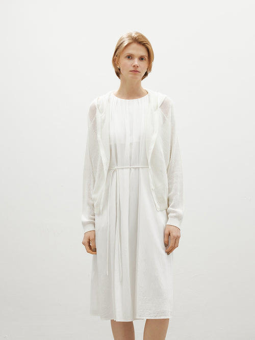 Load image 1 in gallery view. Cable-Knit Net Hoodie