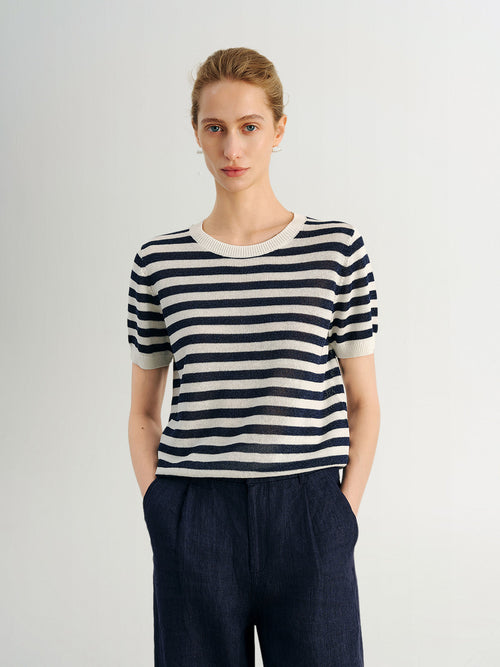 Load image 1 in gallery view. Striped T-shirt