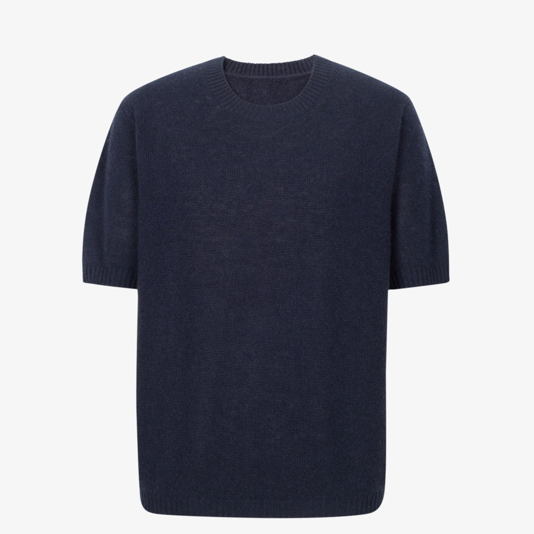 Crew Neck Short Sleeve Knit Top