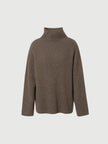 High-Neck Rabbit Wool Blend Sweater