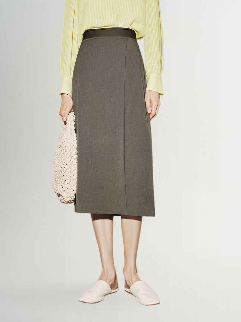 Straight Midi Skirt - MEILLEUR MOMENT OFFICIAL STORE NEW YORK 