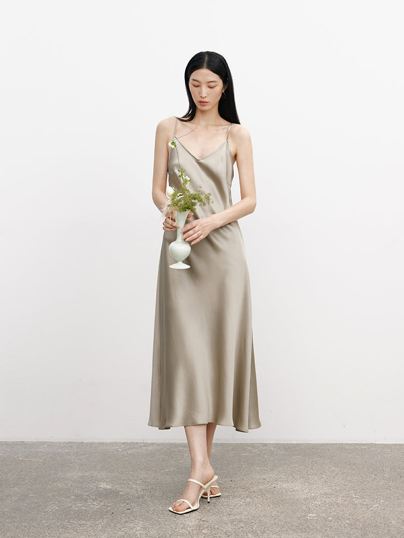 Acetate Slip Dress