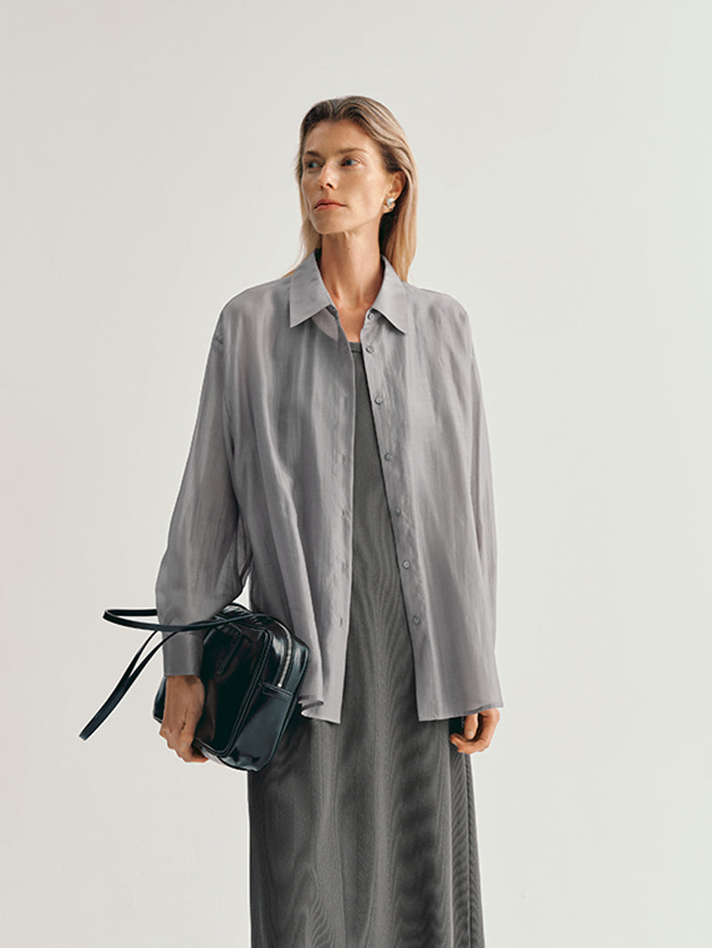 Lyocell Sheer Shirt
