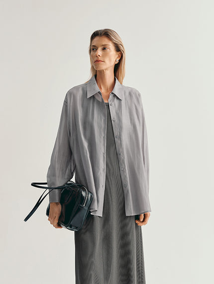 Lyocell Sheer Shirt
