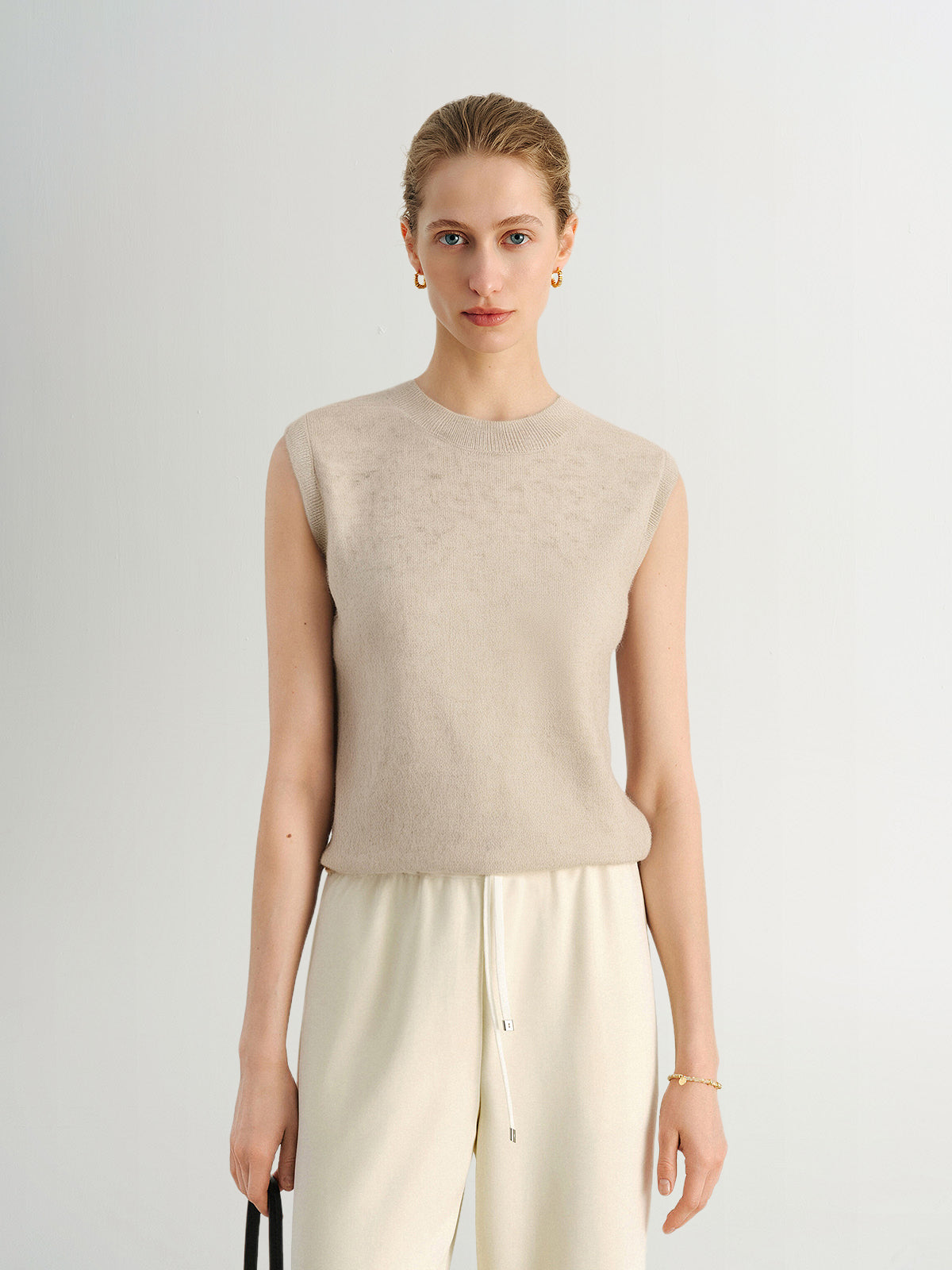 Pure Cashmere Crewneck Tank