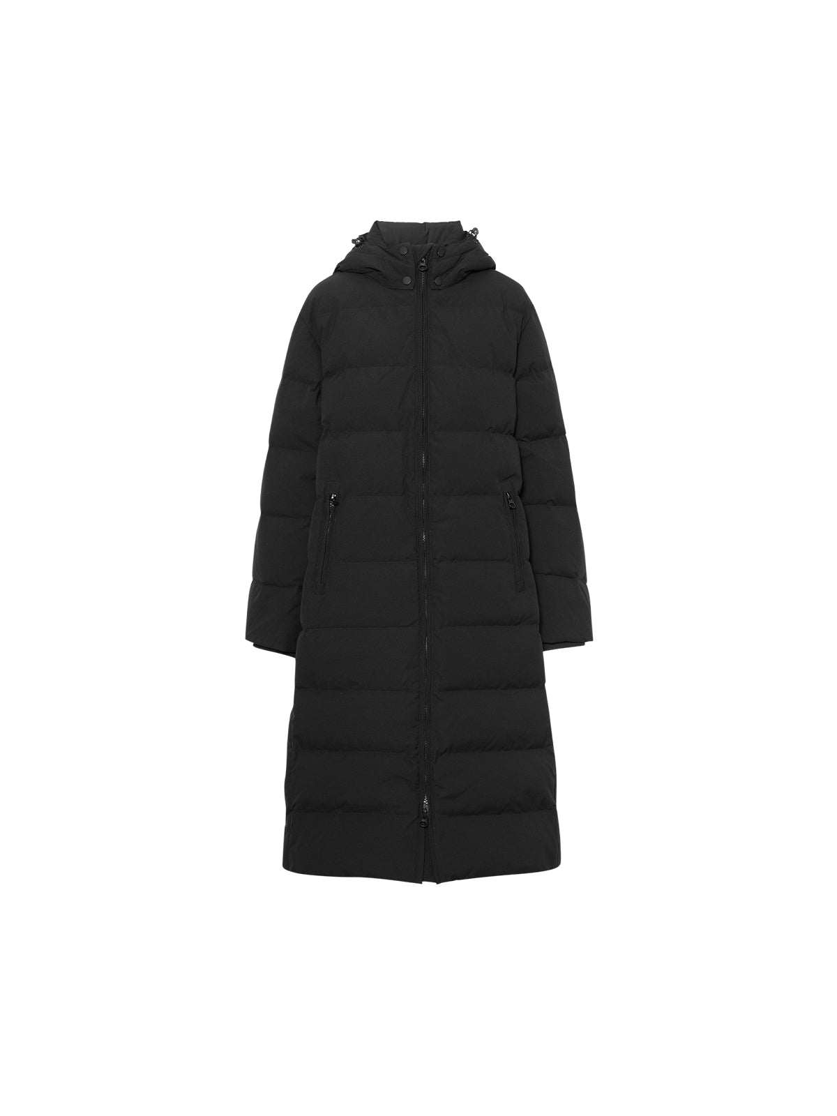 Hooded A-Line Goose Down Jacket