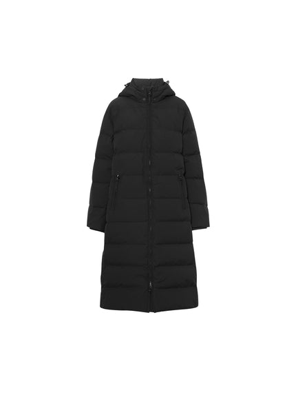 Hooded A-Line Goose Down Jacket