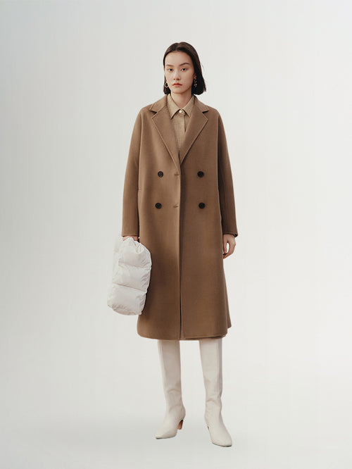 Load image 1 in gallery view. Pure Wool Midi Coat